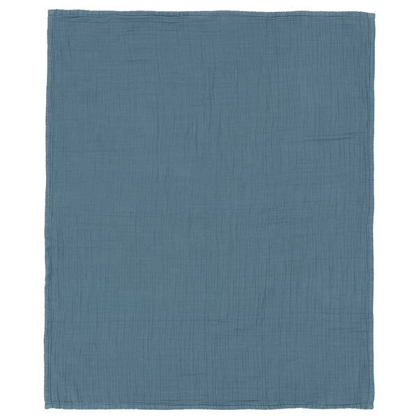 IKEA GULDVÄVARE Baby Blanket Blue/white Dotted 31 1/2x39 3/8 "