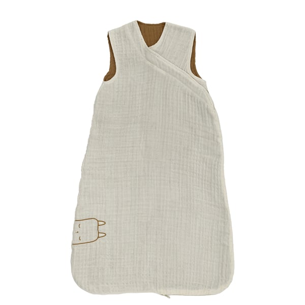 IKEA GULDVÄVARE Wearable blanket beige/dark yellow 0-6 months