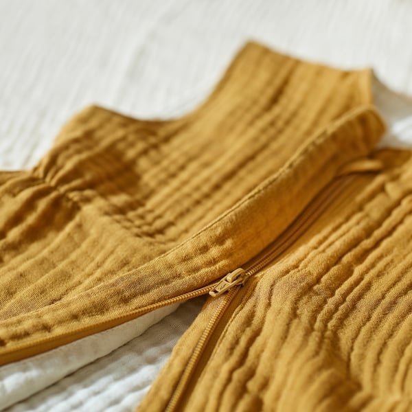 IKEA GULDVÄVARE Wearable Blanket Dark Yellow/beige 6-18 Months