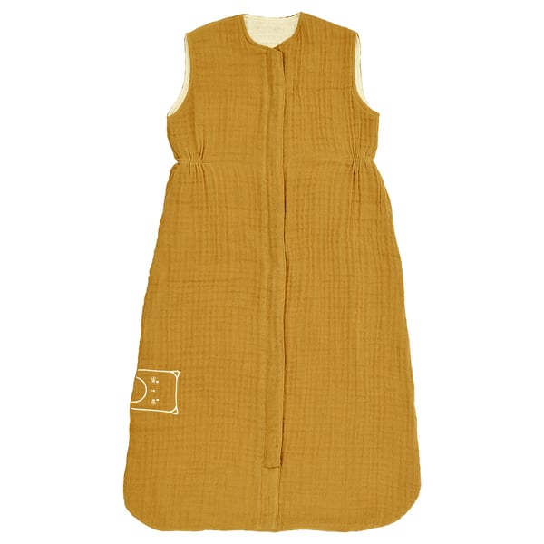 IKEA GULDVÄVARE Wearable blanket dark yellow/beige 6-18 months