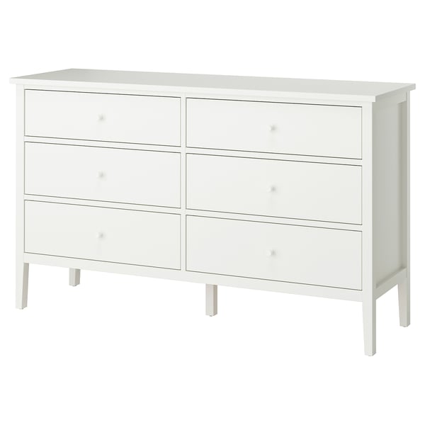 IKEA GULLABERG 6-drawer dresser white/anchor/unlock function 66 1/8x18 7/8x39 3/8 "