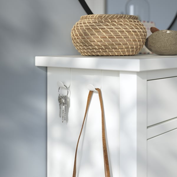 IKEA GULLABERG Shoe Cabinet With 2 Compartments White 34 5/8x11 3/4x48 "