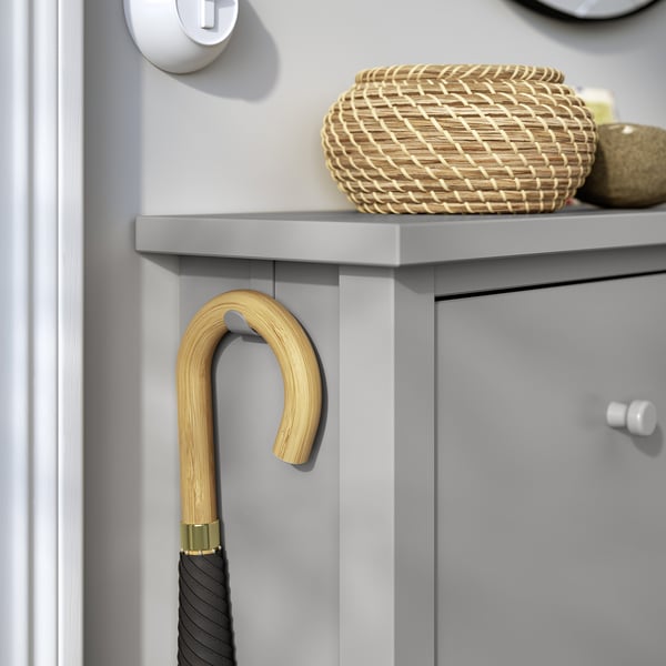 IKEA GULLABERG Shoe Cabinet With 4 Compartments Gray 41 3/8x8 5/8x42 1/8 "