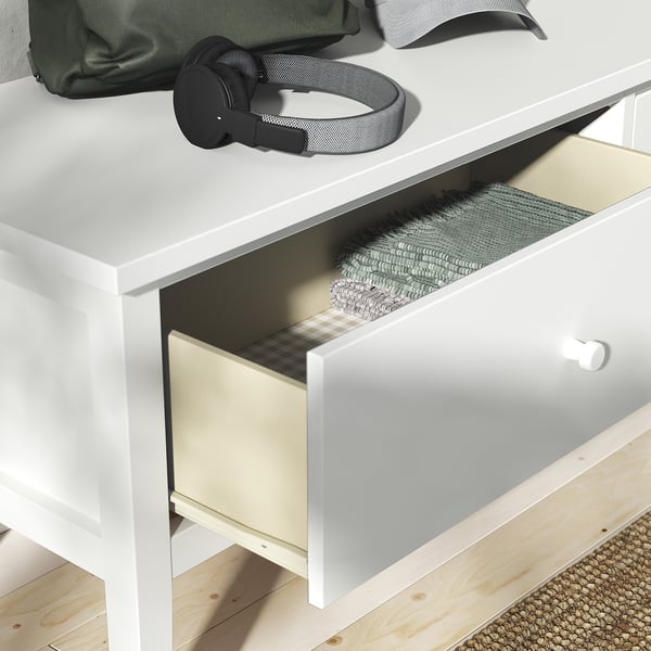 IKEA GULLABERG Storage Bench White 58 1/4x16 7/8x20 1/2 "