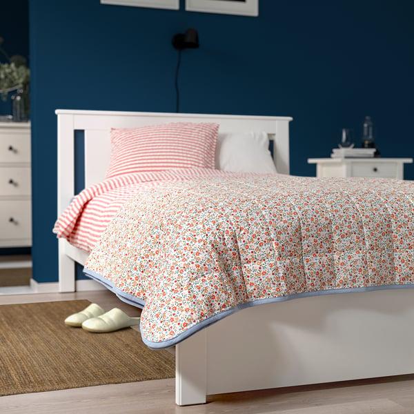 IKEA GULLNATTLJUS Bedspread White/floral Pattern Full/Queen