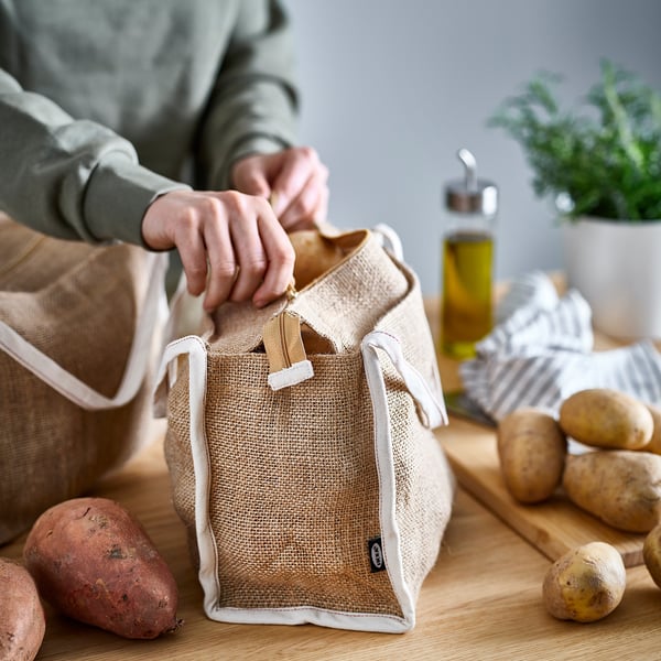 IKEA GULLRISMOTT Food Storage Bag For Fruits & Vegetables 9.5 Qt