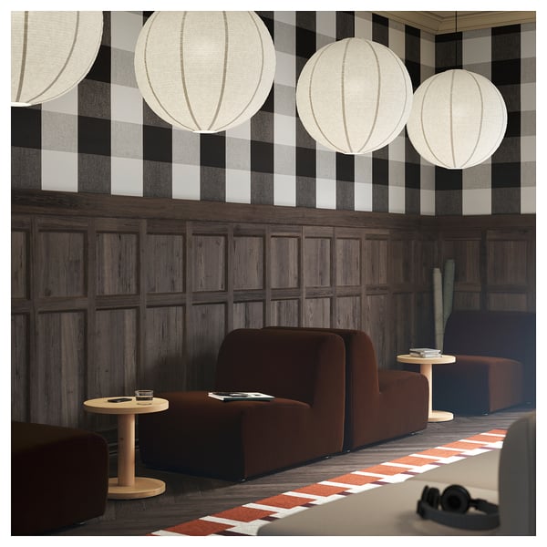 IKEA GULLSUDARE Pendant Lamp Shade White/handmade 27 ½ "