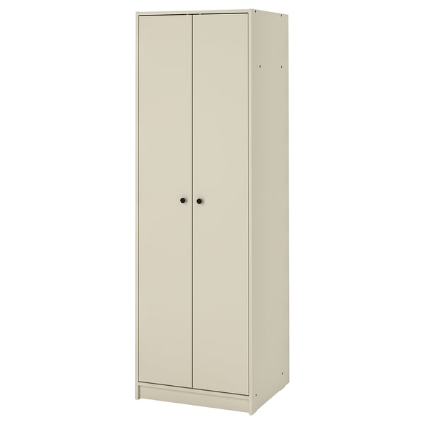 IKEA GURSKEN Wardrobe with 2 doors light beige 23 3/8x21 5/8x73 1/8 "