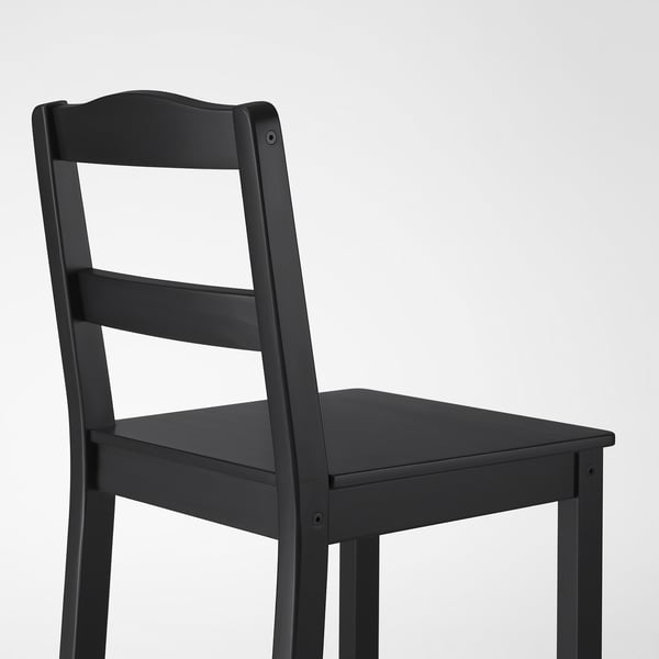 IKEA HÄGERNÄS Bar Table And 4 Bar Stools Black Stained Pine