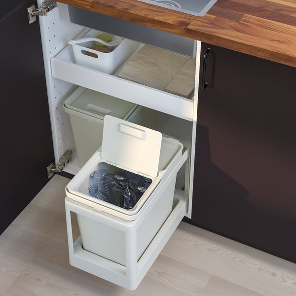 IKEA HÅLLBAR Pull-out Frame For Recycling Light Gray