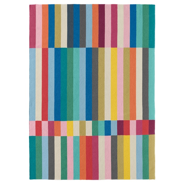 IKEA HALVED Rug flatwoven handmade multicolor 5 ' 7 "x7 ' 10 "