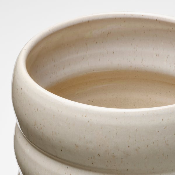 IKEA HASSELBUKETT Plant Pot Indoor/outdoor/beige 7 ½ "