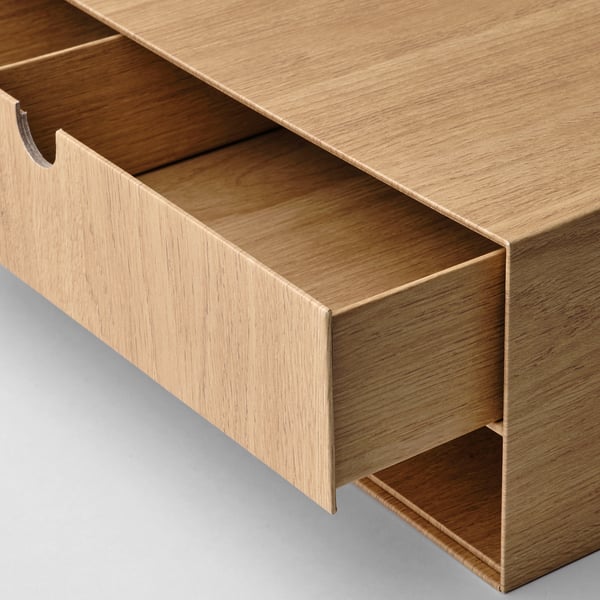 IKEA HÄSTVISKARE Mini Chest Of Drawers Oak Effect 12 ½x9 ½ "