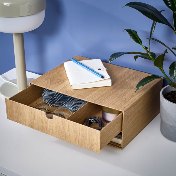 IKEA HÄSTVISKARE Mini Chest Of Drawers Oak Effect 12 ½x9 ½ "