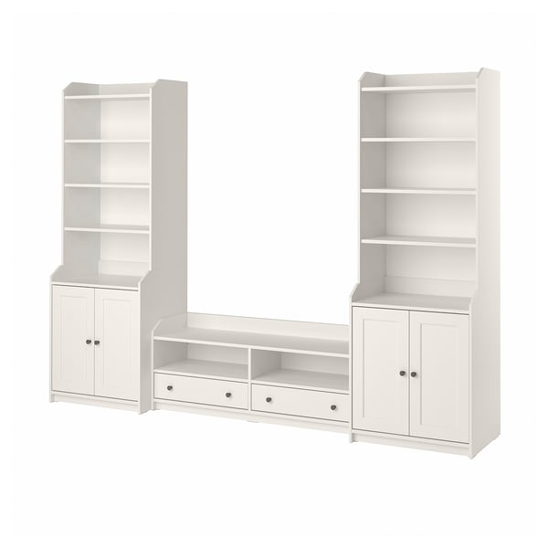 IKEA HAUGA TV/storage combination white 109x18 1/8x78 3/8 "