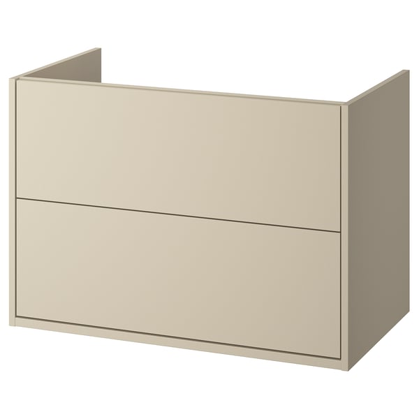 IKEA HAVBÄCK Bathroom vanity with drawers beige 36x21x25 1/8 "