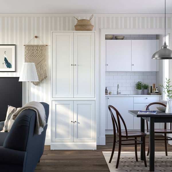 IKEA HAVSTA Storage Combination With Doors White 31 7/8x18 1/2x83 1/2 "