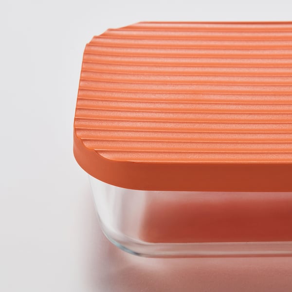 IKEA HAVSTOBIS Food Container With Lid Clear/multicolor 24 Oz