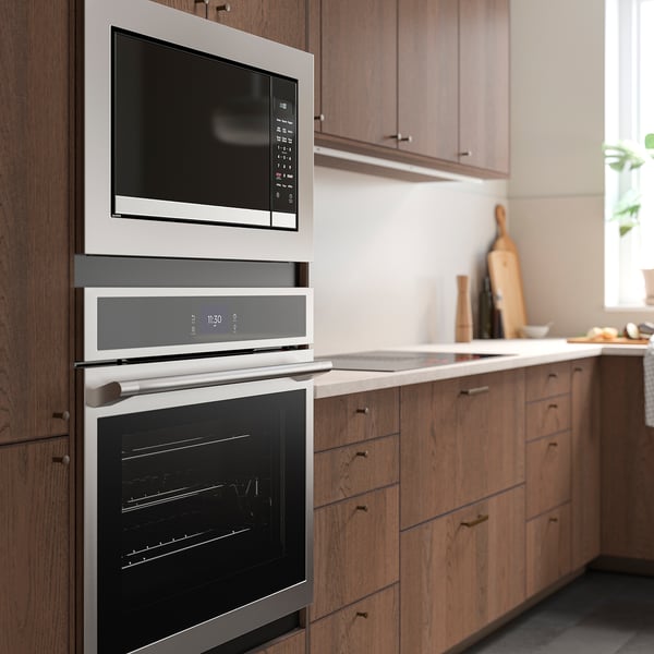 IKEA HJÄLTEBY True Convection Wall Oven Selfclean Stainless Steel