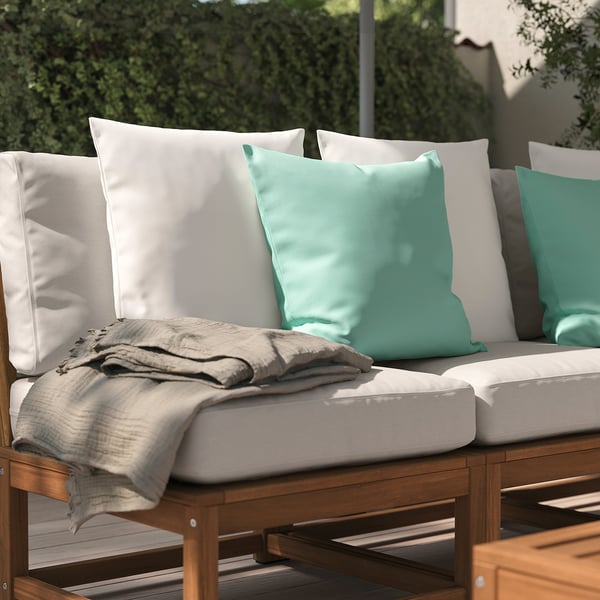 IKEA HJÄRTERÖ Cushion Cover Off-white Outdoor/indoor 26x26 "