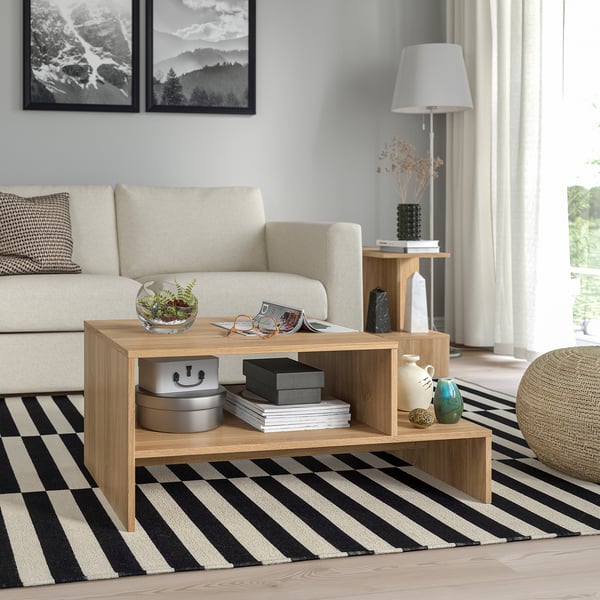 IKEA HOLMERUD Coffee Table Oak Effect 35 3/8x21 5/8 "