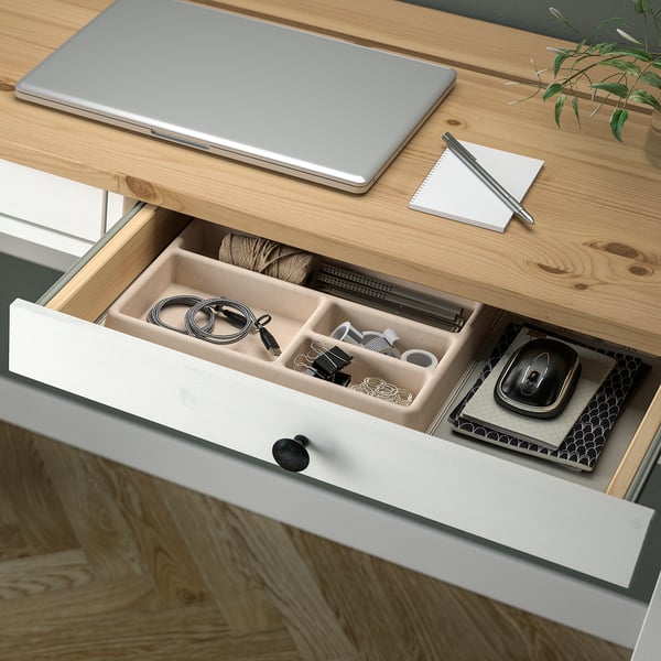 IKEA HÖNSNÄT Cable Organizer For Drawer Natural 11 ½x8 ¼ "