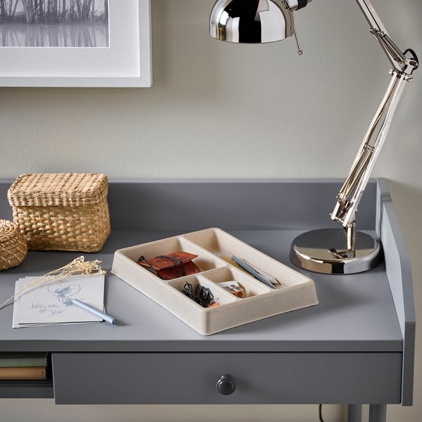 IKEA HÖNSNÄT Cable Organizer For Drawer Natural 11 ½x8 ¼ "
