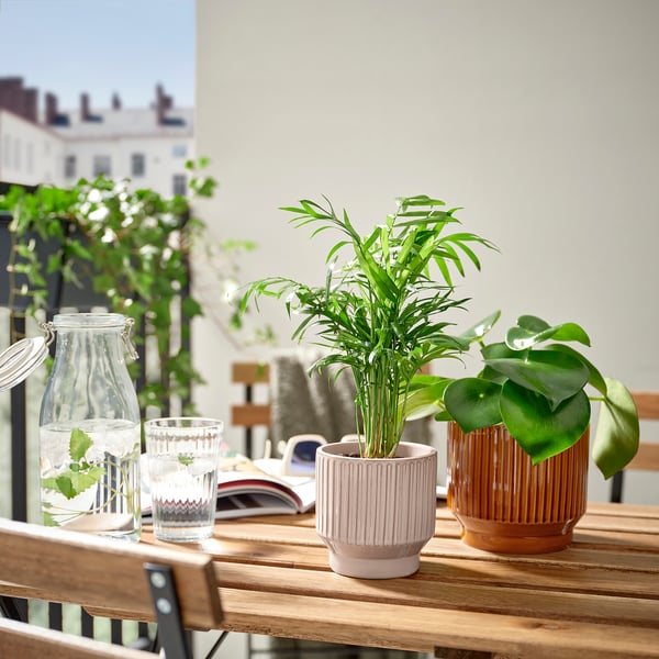 IKEA HONUNGSPALM Plant Pot Indoor/outdoor/brown 4 ¾ "