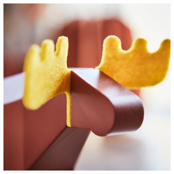 IKEA HÖSTAGILLE Decoration Moose Orange/beige-yellow 5 "