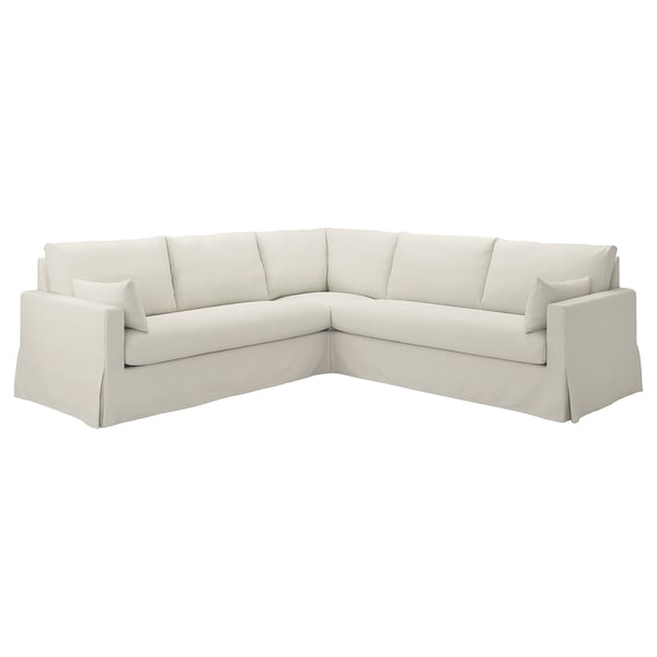 IKEA HYLTARP Sectional 4-seat corner Gransel natural