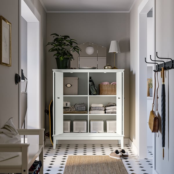 IKEA IDANÄS Cabinet With Bi-folding Doors White 47 5/8x53 1/8 "