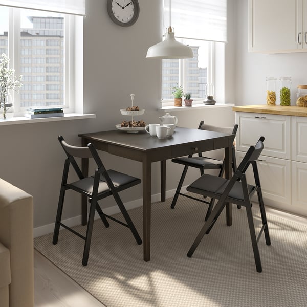 IKEA IDANÄS Drop-leaf Table Dark Brown 20 1/8/33 7/8x37 3/4 "