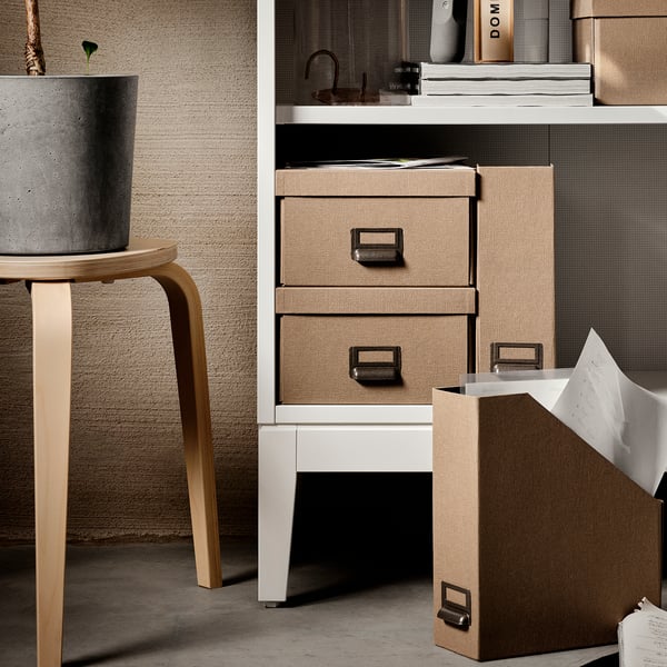 IKEA IDANÄS TV Storage Combination White 128x15 3/4x83 1/8 "