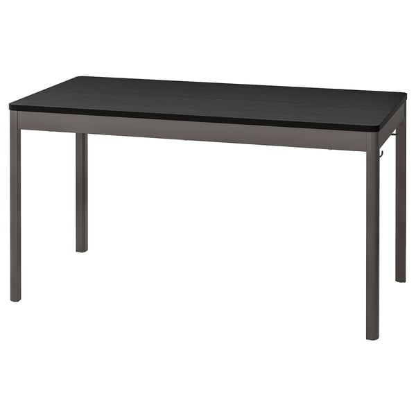 IKEA IDÅSEN Table black/dark gray 55 1/8x27 1/2x29 1/2 "