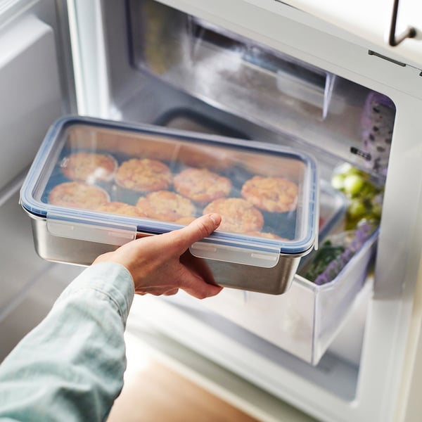 IKEA IKEA 365+ Food Container Large Rectangular/stainless Steel 101 Oz