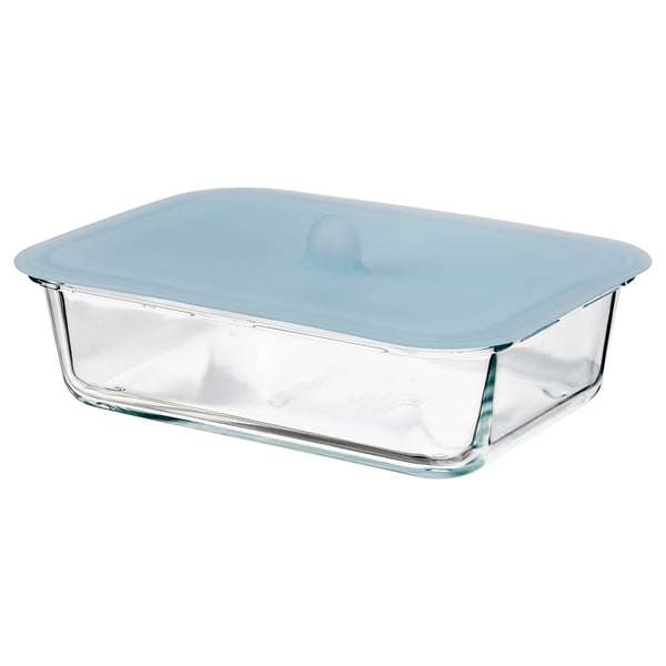 IKEA IKEA 365+ Food container with lid rectangular glass/silicone 34 oz