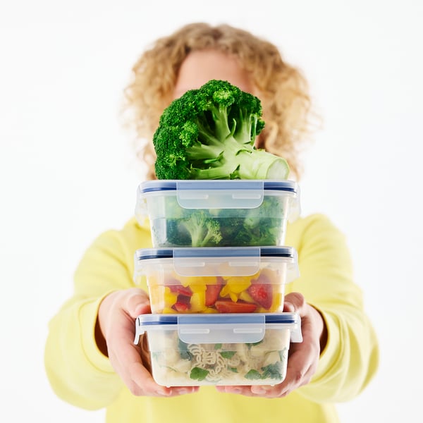 IKEA IKEA 365+ Food Container With Lid Rectangular/plastic 34 Oz