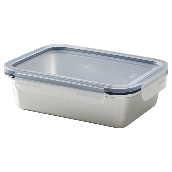 IKEA IKEA 365+ Food container with lid rectangular stainless steel/plastic 34 oz