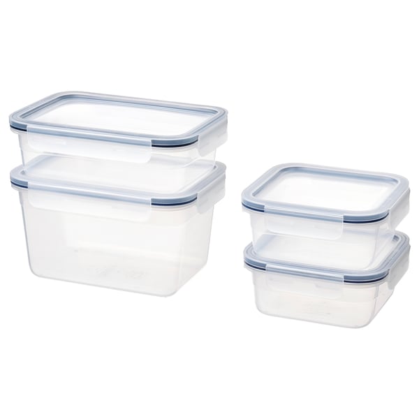 IKEA IKEA 365+ Food container with lid set of 4 plastic