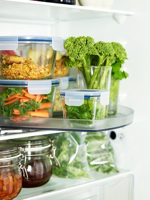 IKEA IKEA 365+ Food Container With Lid Square/glass 6 Oz