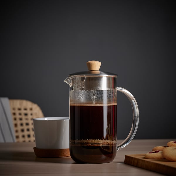 IKEA IKEA 365+ French Press Coffee Maker Clear Glass/stainless Steel 34 Oz