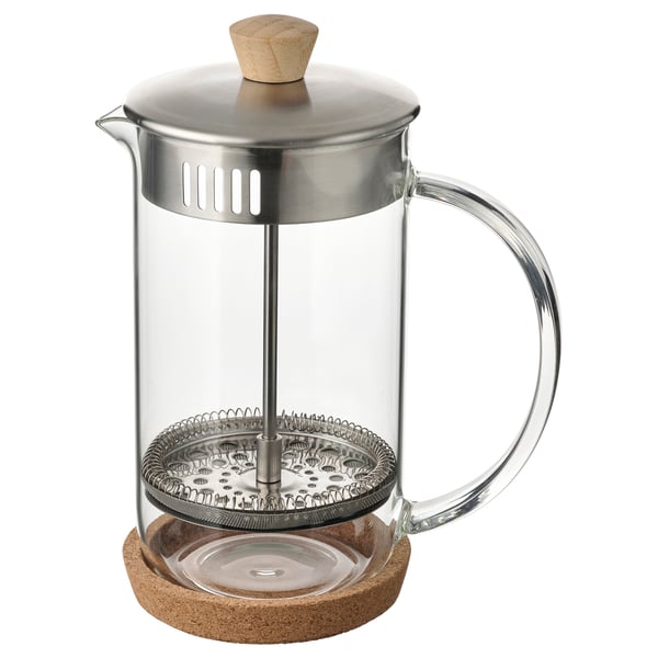 IKEA IKEA 365+ French press coffee maker clear glass/stainless steel 34 oz
