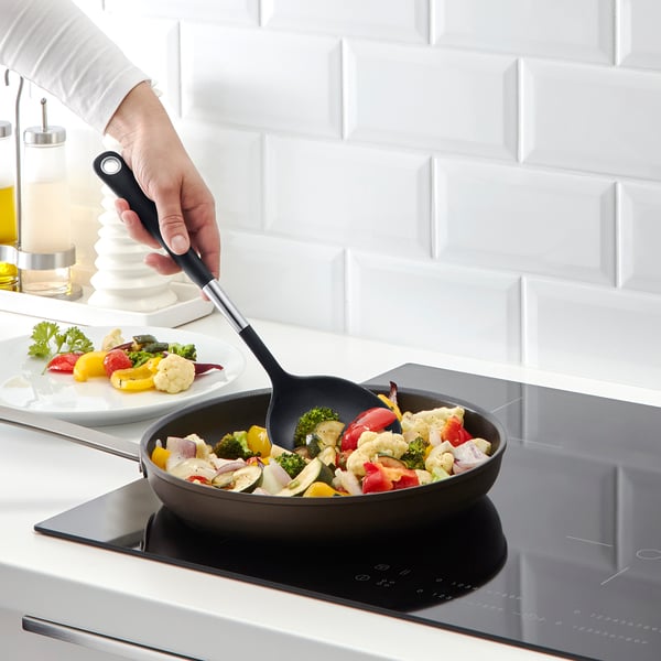 IKEA IKEA 365+ HJÄLTE Wok Turner Stainless Steel/black