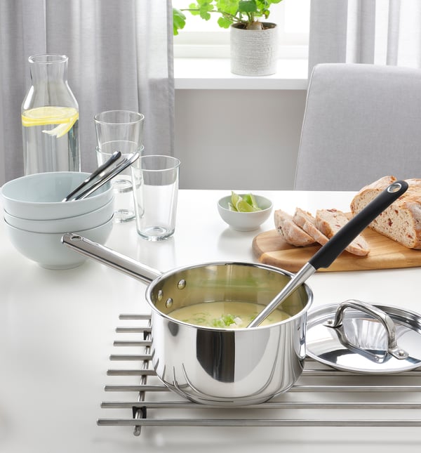 IKEA IKEA 365+ Saucepan With Lid Stainless Steel 2 Qt