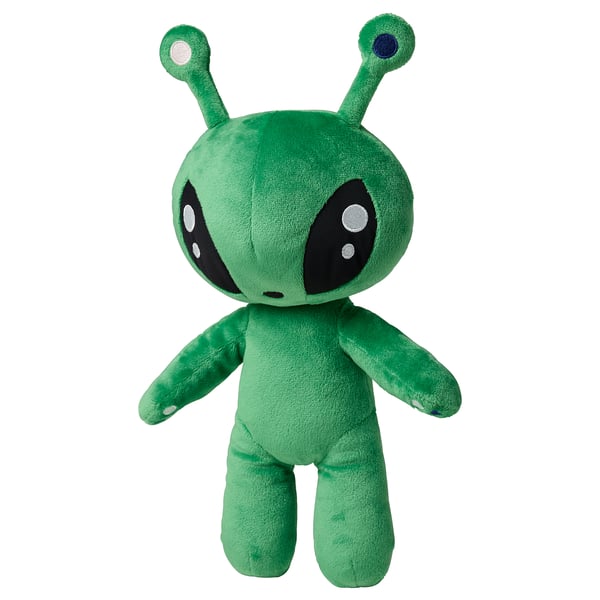 IKEA AFTONSPARV Soft toy alien/green 13 "