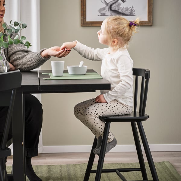 IKEA AGAM Junior Chair Black