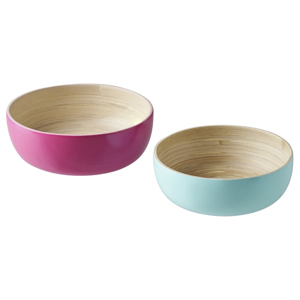 IKEA ÅKERHALLON Serving bowl set of 2 bamboo