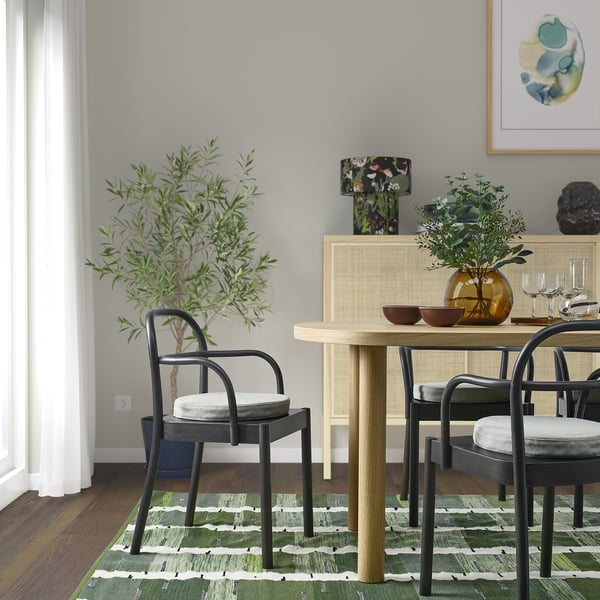 IKEA ÅKERVINDEFLY Chair Pad Beige 15 "