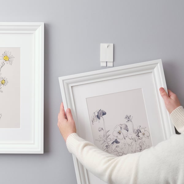 IKEA ALFTA Adhesive Hook For Frame White