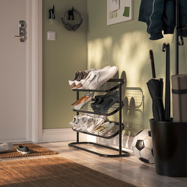 IKEA ÄLGANÄS Shoe Rack Black 29 7/8x9 1/2x23 1/4 "